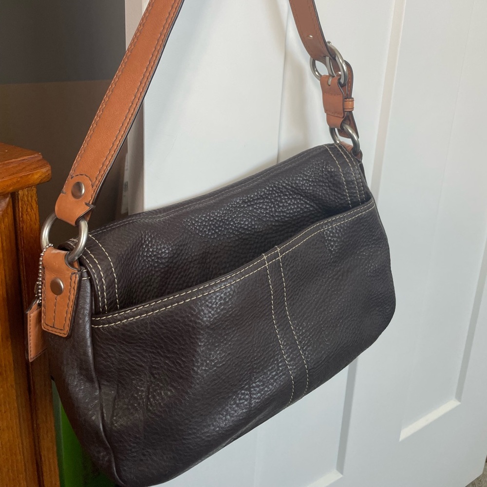 Coach Brown leather handbag